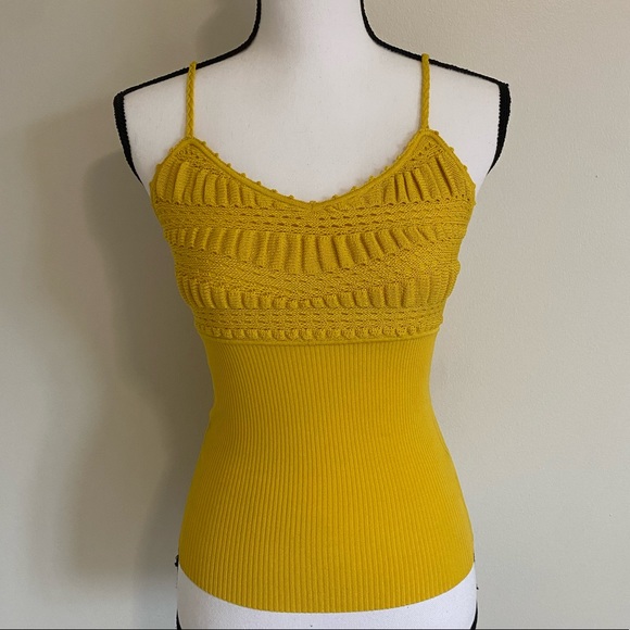 Size S Yellow Tank Top - Picture 2 of 2